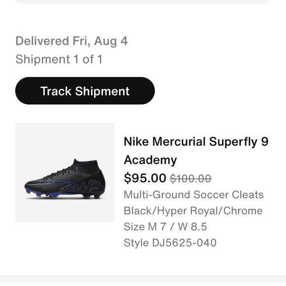 COPY - Nike Zoom Superfly 9 Academy FG/MG Soccer Cleats - NEW in box - Picture 4 of 4